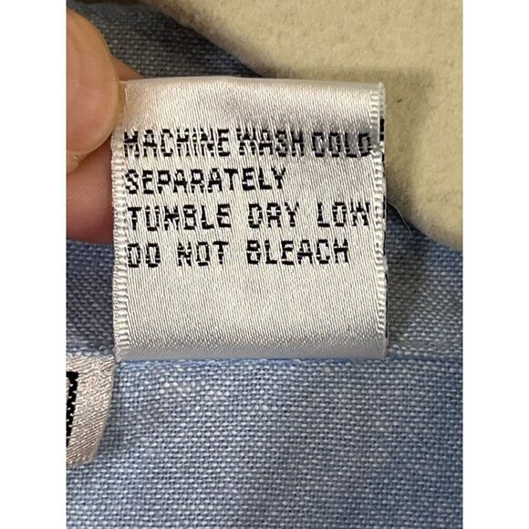 Vintage Coastal Sailboat Top PM Blue Tank Retro Classic Euro Summer Preppy 80s - Picture 15 of 16